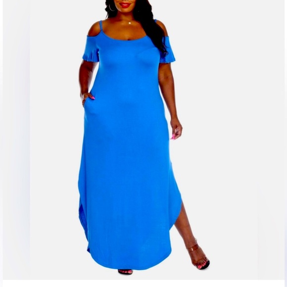 White Mark NWT Lexi Stretch Maxi Dress - Picture 1 of 10